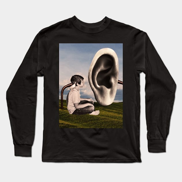 Listening to those in need is a gift always received. Long Sleeve T-Shirt by Andrei Stan